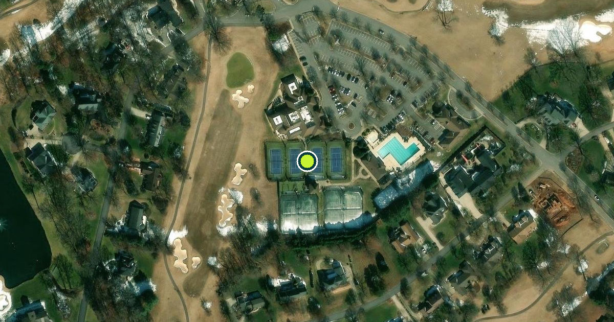 Satellite view of Conover Pickleball Courts