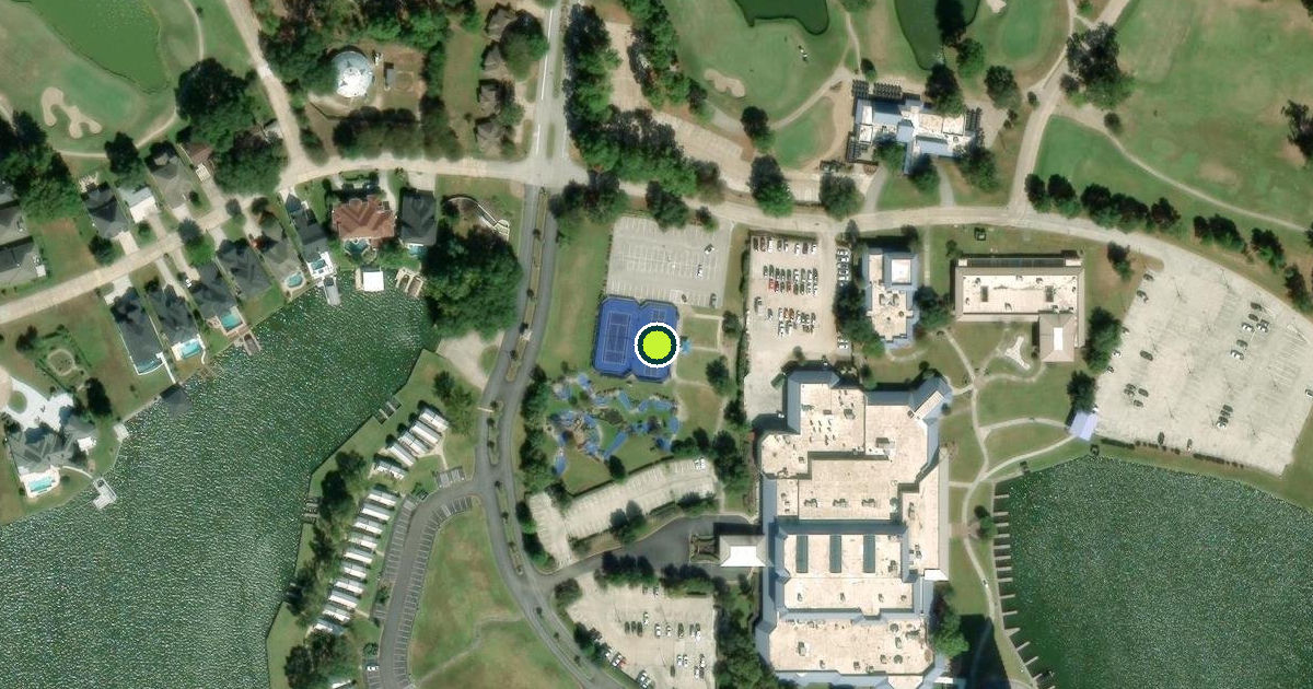 Satellite view of Conroe Pickleball Courts