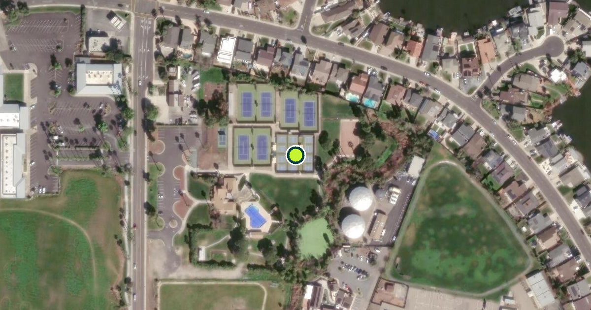 Satellite view of Contra Costa County Pickleball Courts