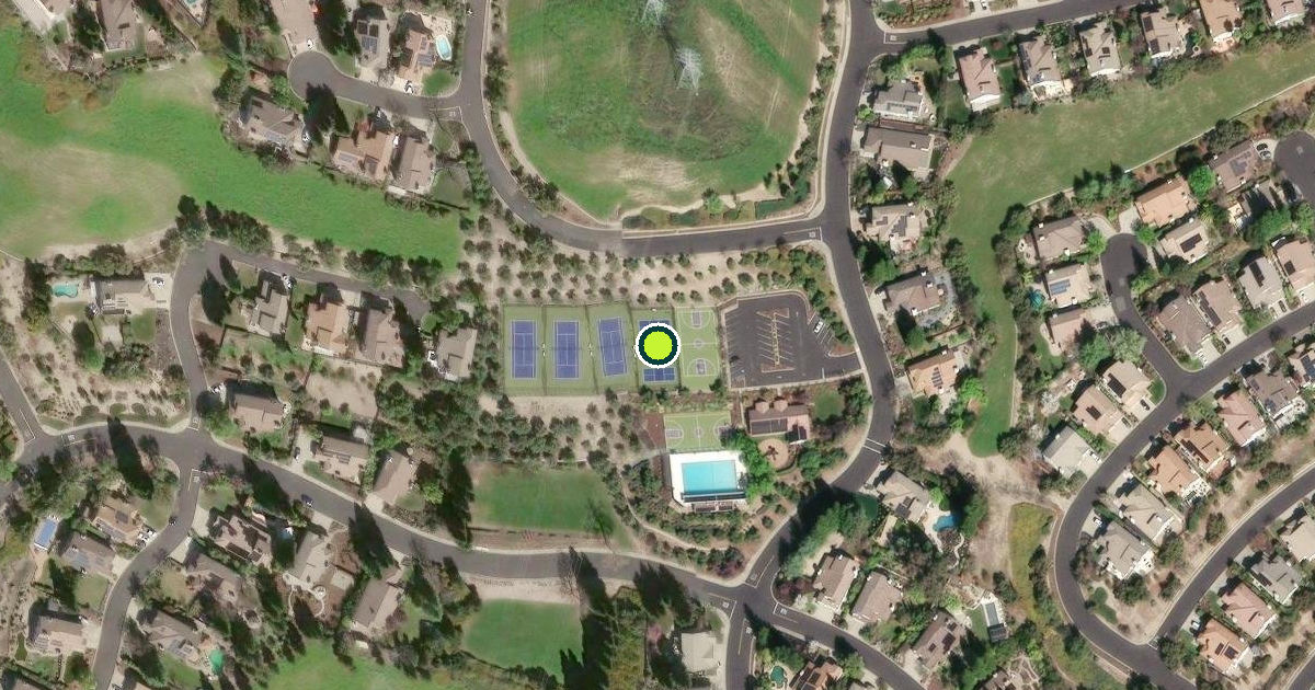 Satellite view of Contra Costa County Pickleball Courts