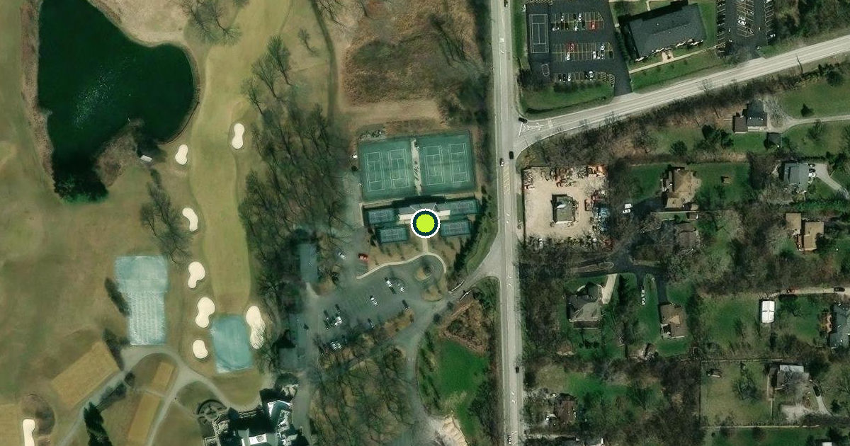 Satellite view of Cook County Pickleball Courts