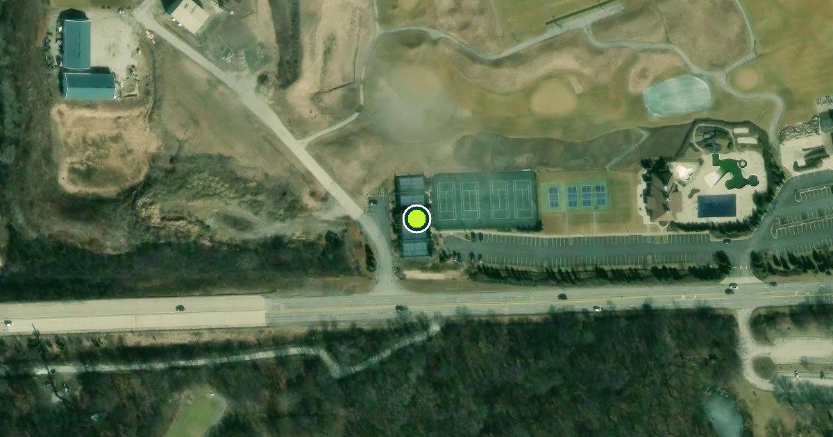 Satellite view of Cook County Pickleball Courts