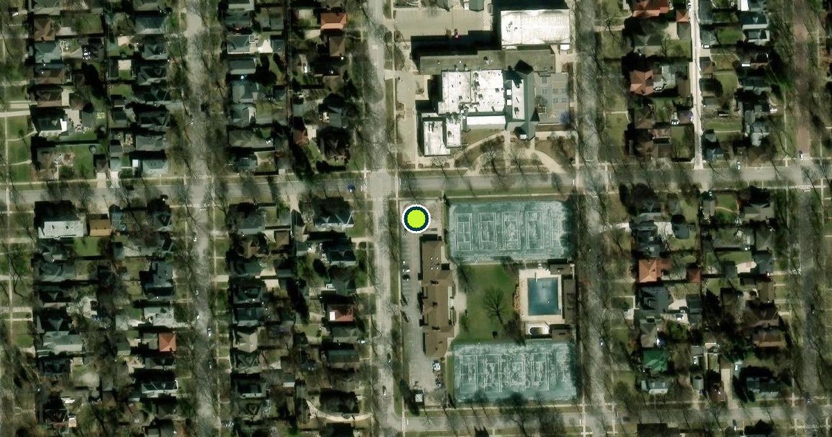 Satellite view of Cook County Pickleball Courts