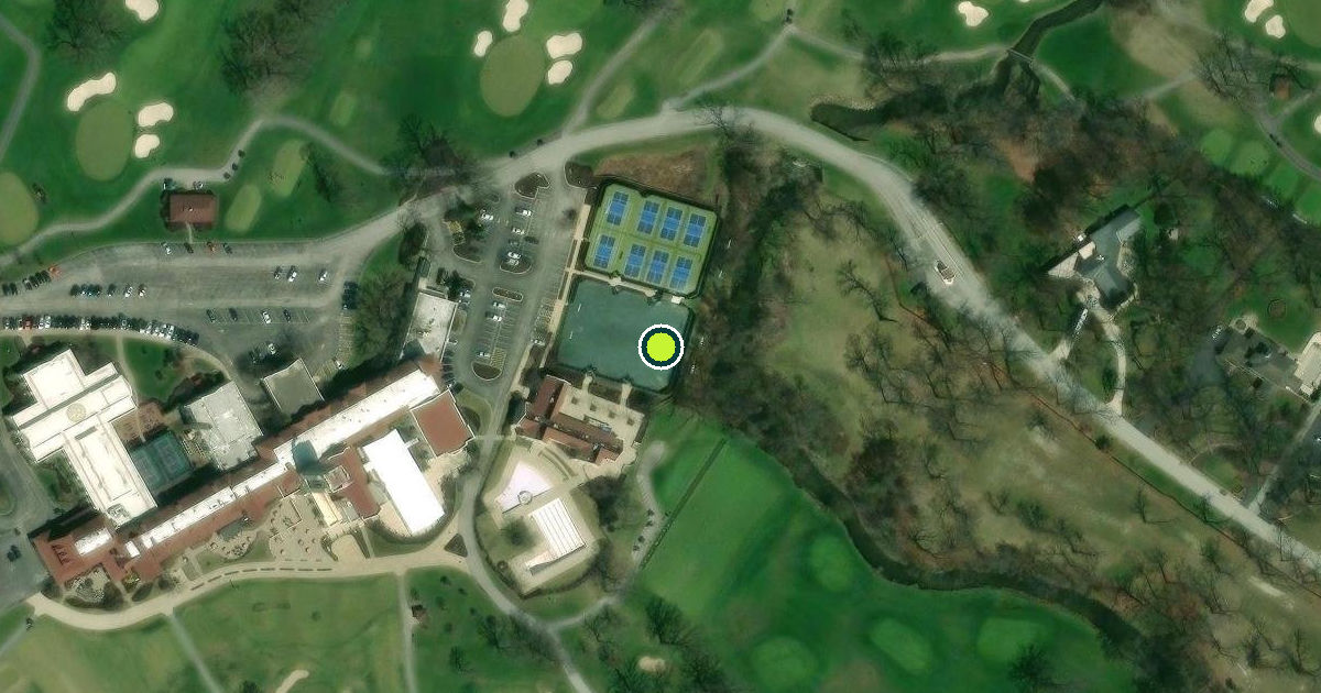 Satellite view of Cook County Pickleball Courts