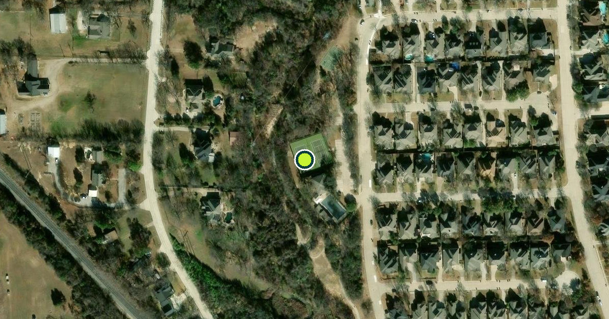 Satellite view of Copper Canyon Pickleball Courts