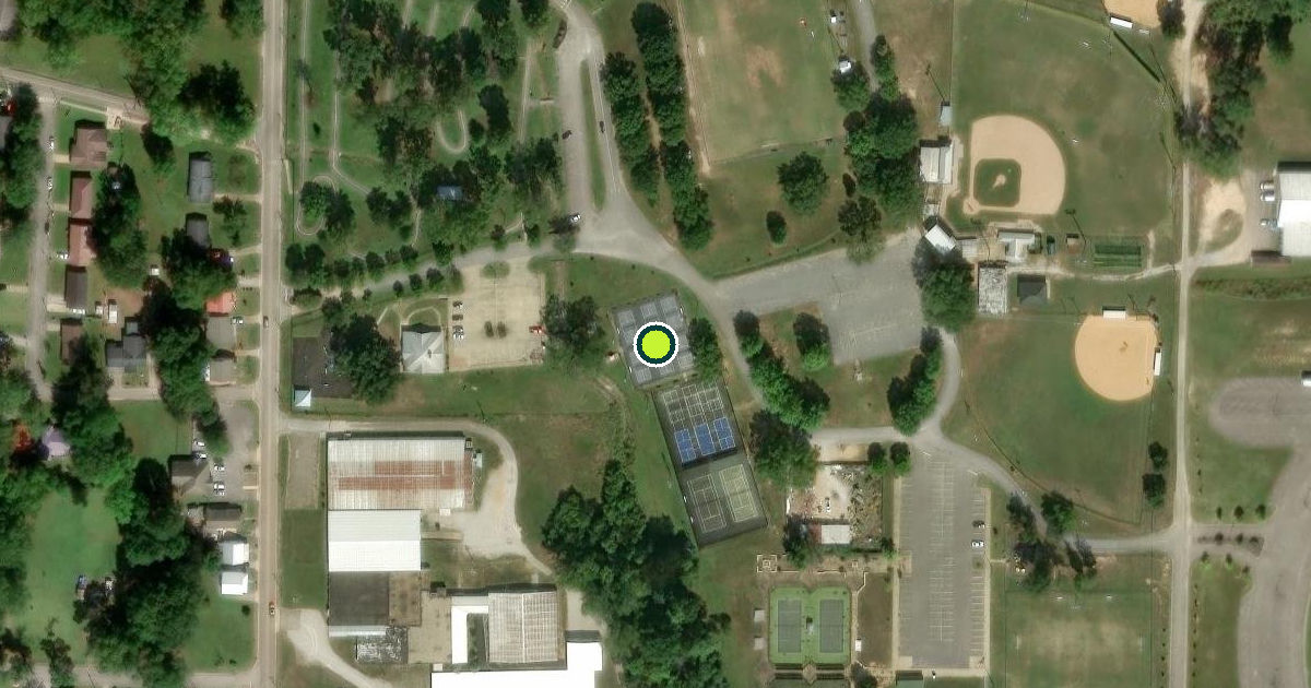 Satellite view of Corinth Pickleball Courts