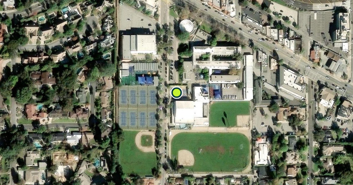 Satellite view of Cornishon Pickleball Courts