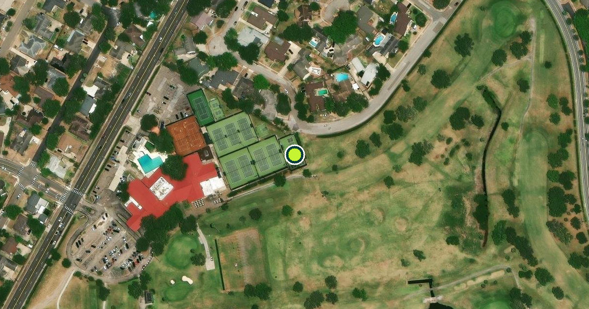 Satellite view of Corpus Christi Pickleball Courts