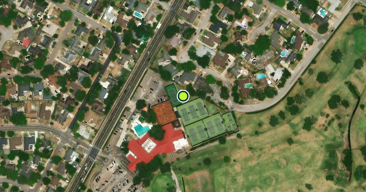 Satellite view of Corpus Christi Pickleball Courts