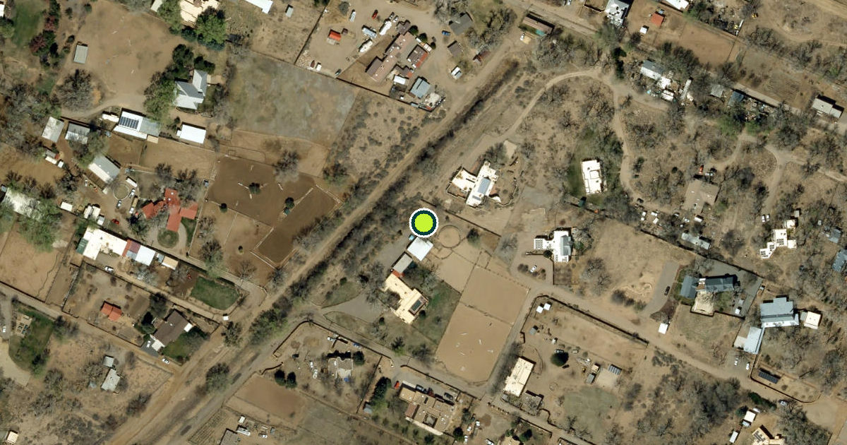 Satellite view of Corrales Pickleball Courts