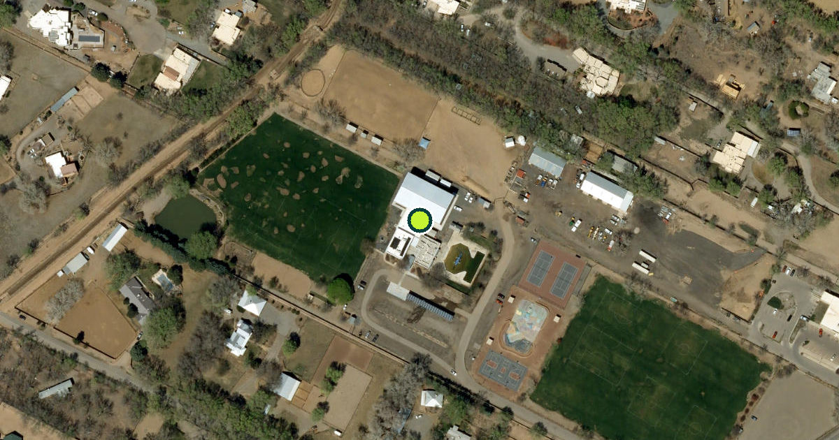 Satellite view of Corrales Recreation Center