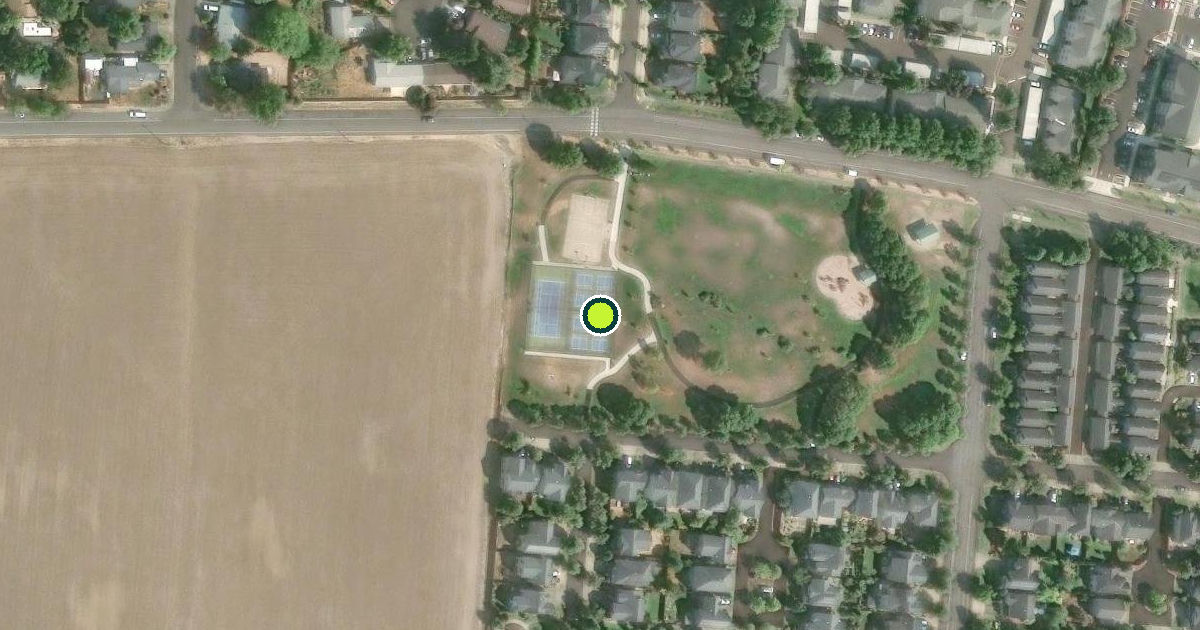 Satellite view of Corvallis Pickleball Courts