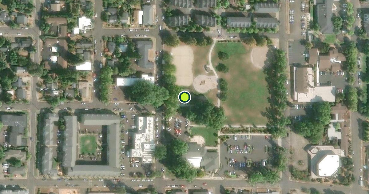 Satellite view of Corvallis Pickleball Courts