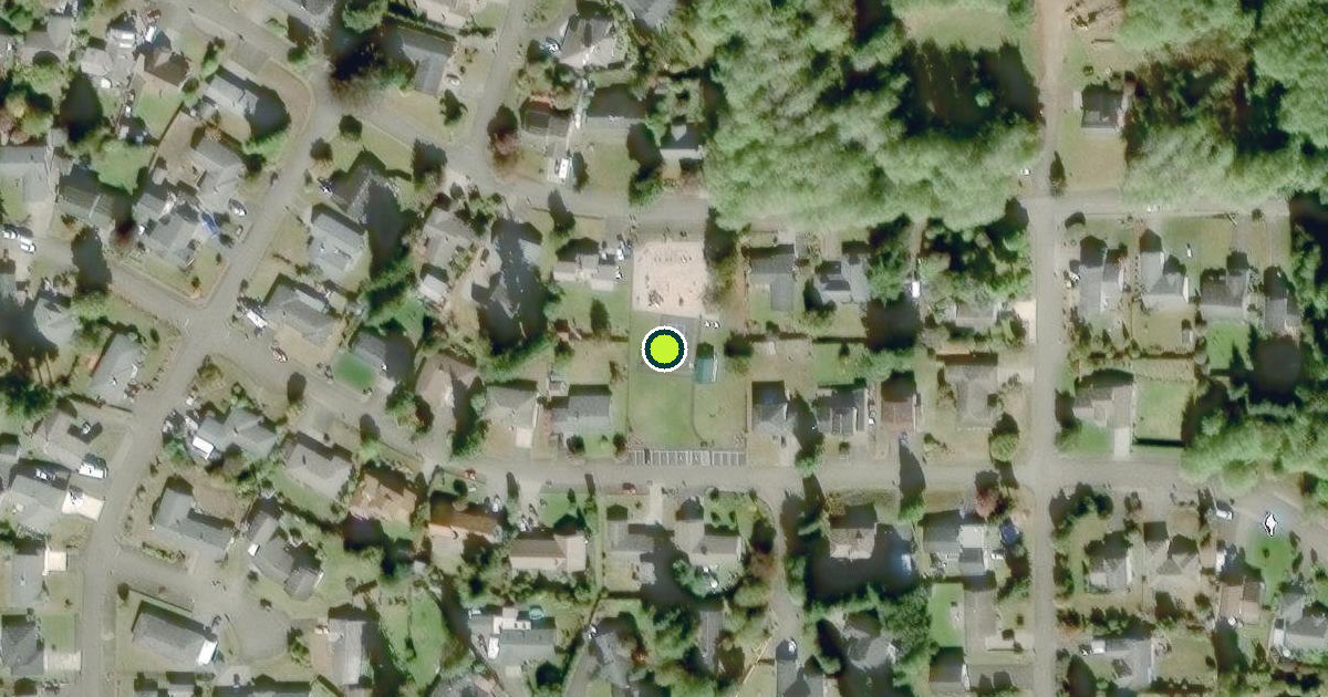 Satellite view of Cosmopolis Pickleball Courts