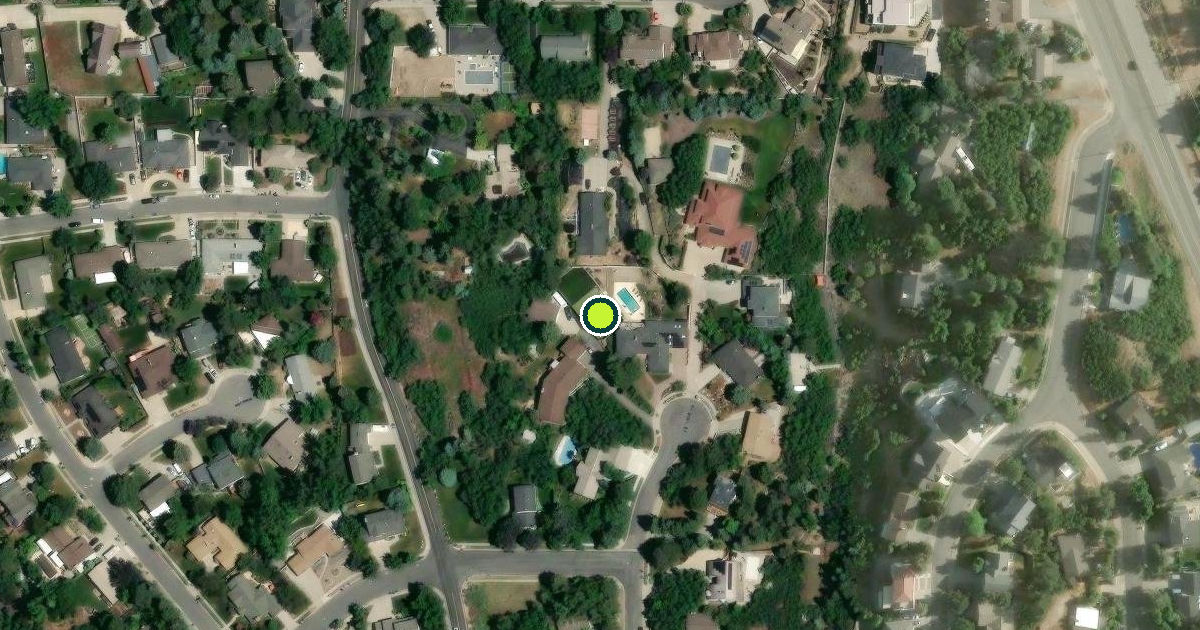 Satellite view of Cottonwood Heights Pickleball Courts