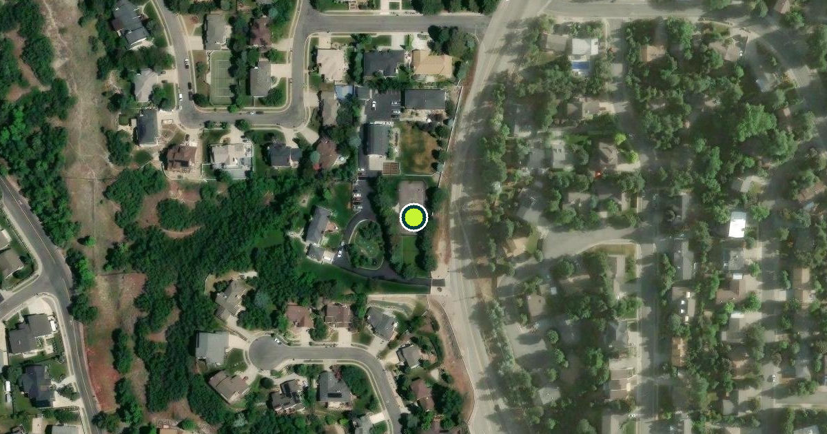 Satellite view of Cottonwood Heights Pickleball Courts