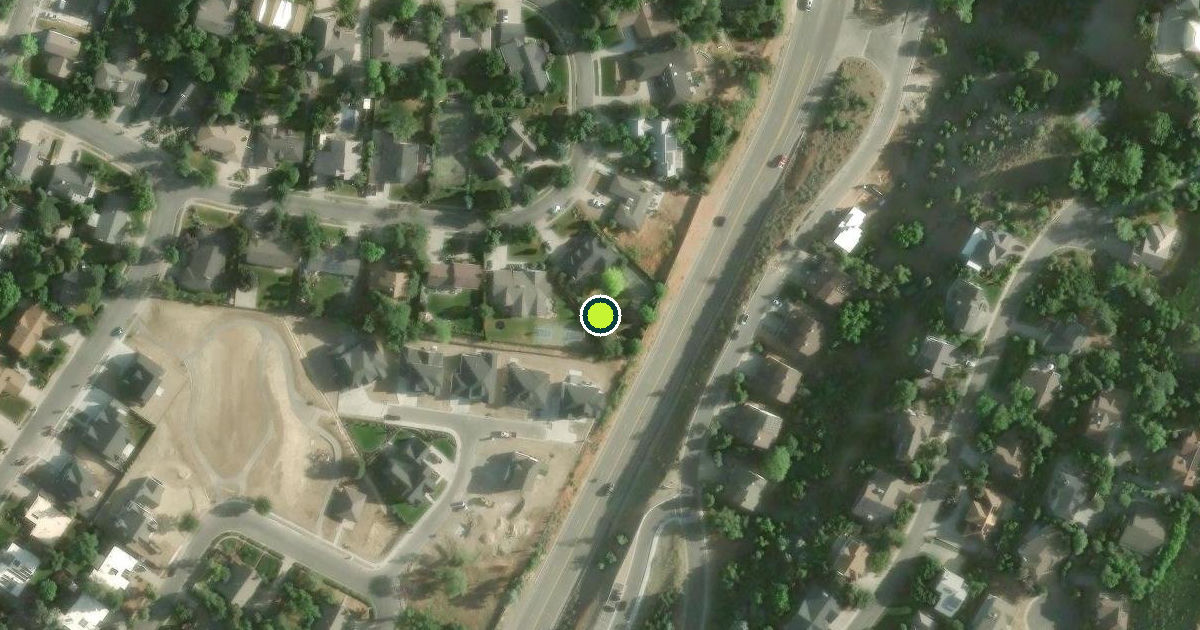 Satellite view of Cottonwood Heights Pickleball Courts