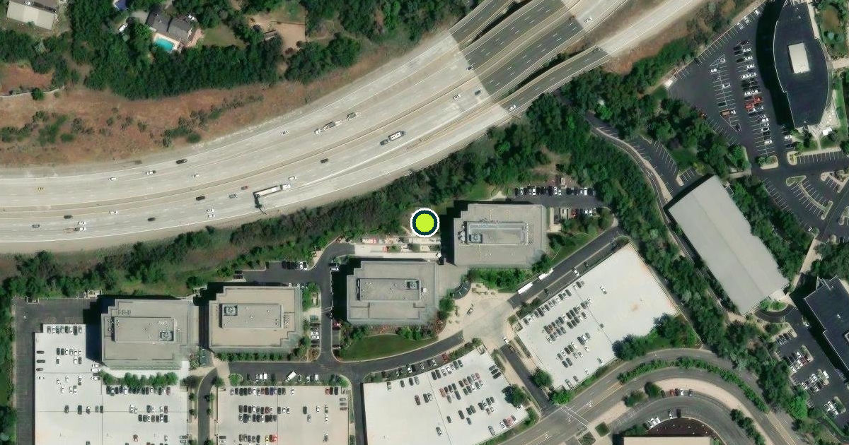 Satellite view of Cottonwood Heights Pickleball Courts