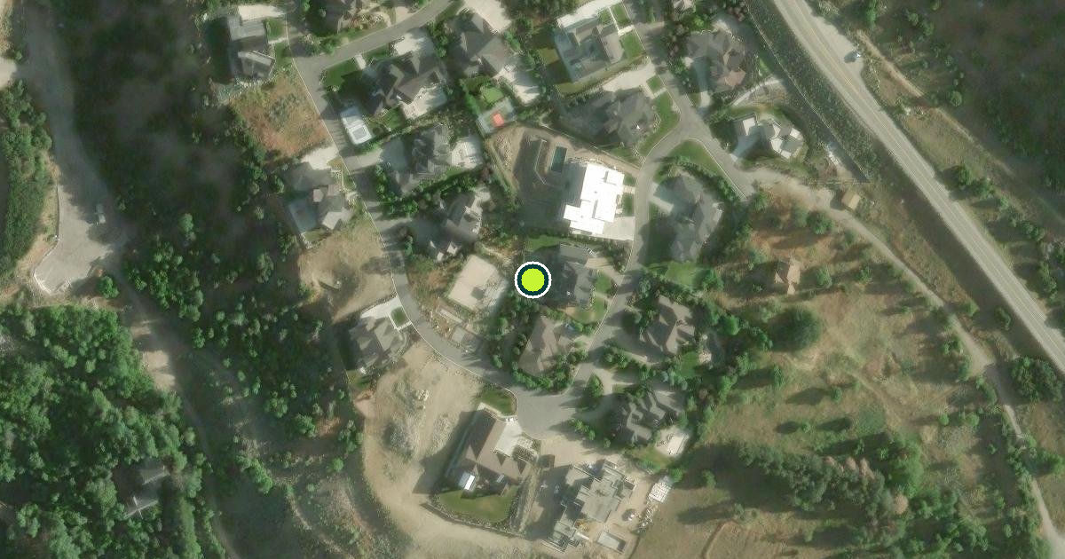 Satellite view of Cottonwood Heights Pickleball Courts