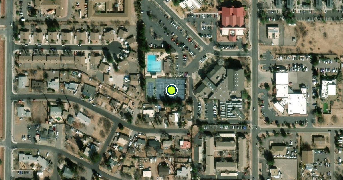Satellite view of Cottonwood Pickleball Courts