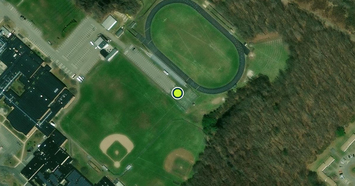 Satellite view of Coventry Pickleball Courts