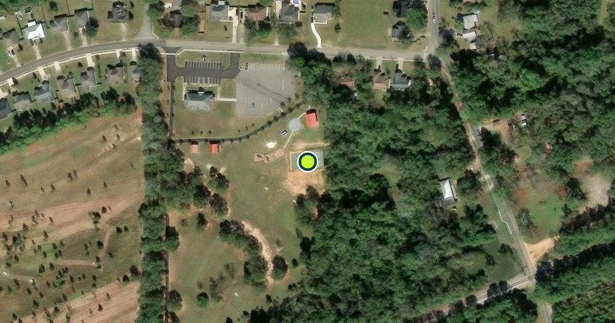Satellite view of Cowarts Pickleball Courts