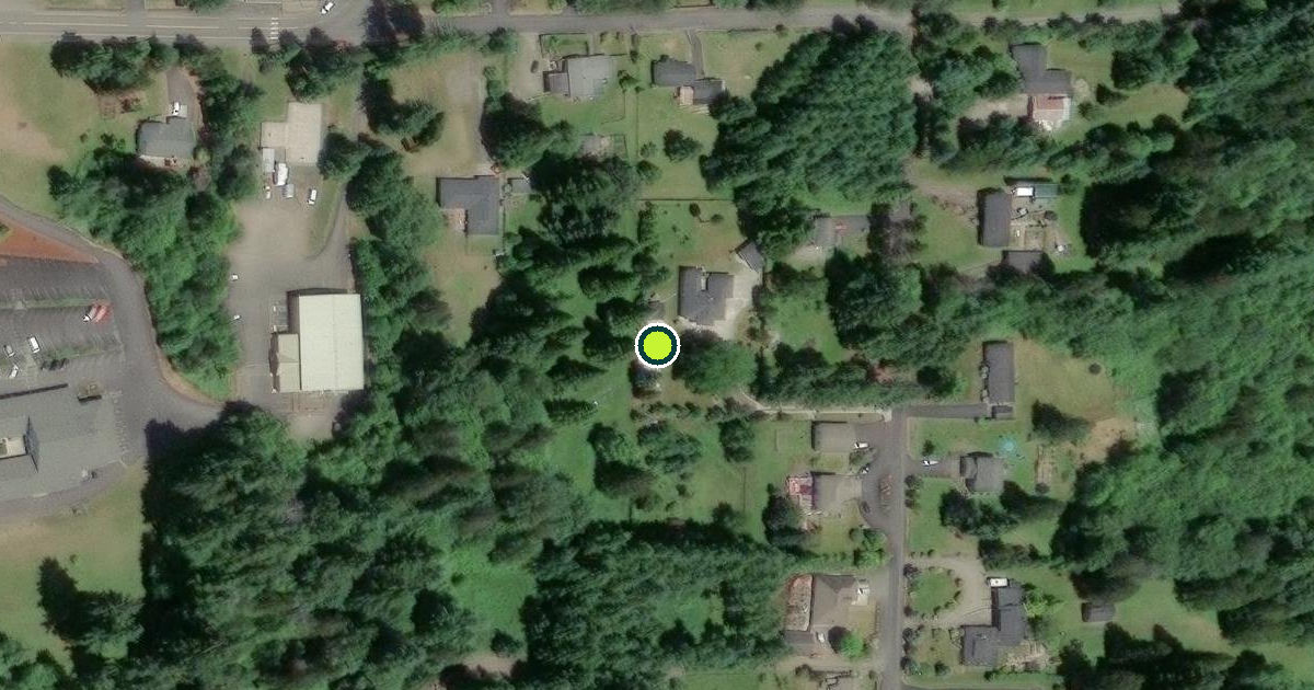 Satellite view of Cowlitz County Pickleball Courts