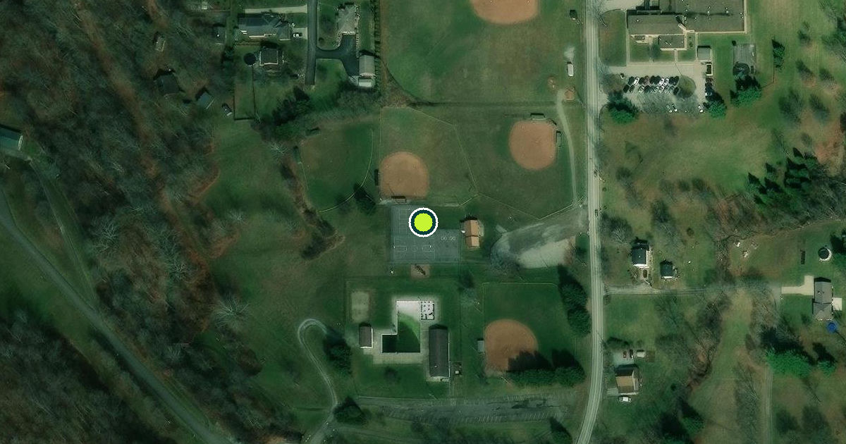 Satellite view of Crabapple Pickleball Court