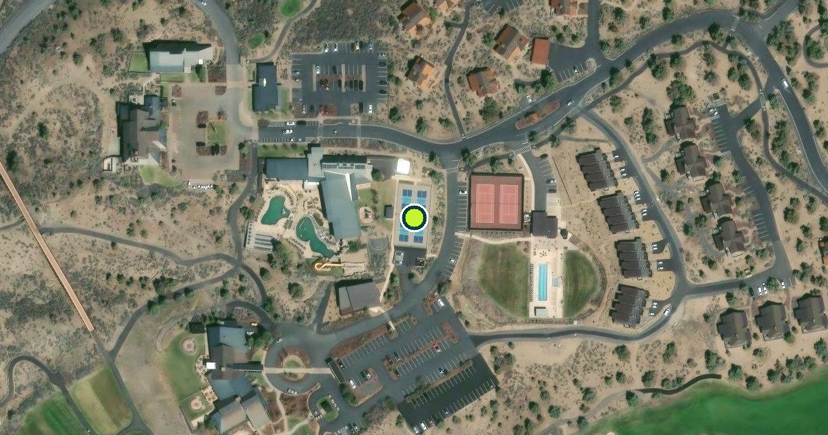 Satellite view of Crook County Pickleball Courts
