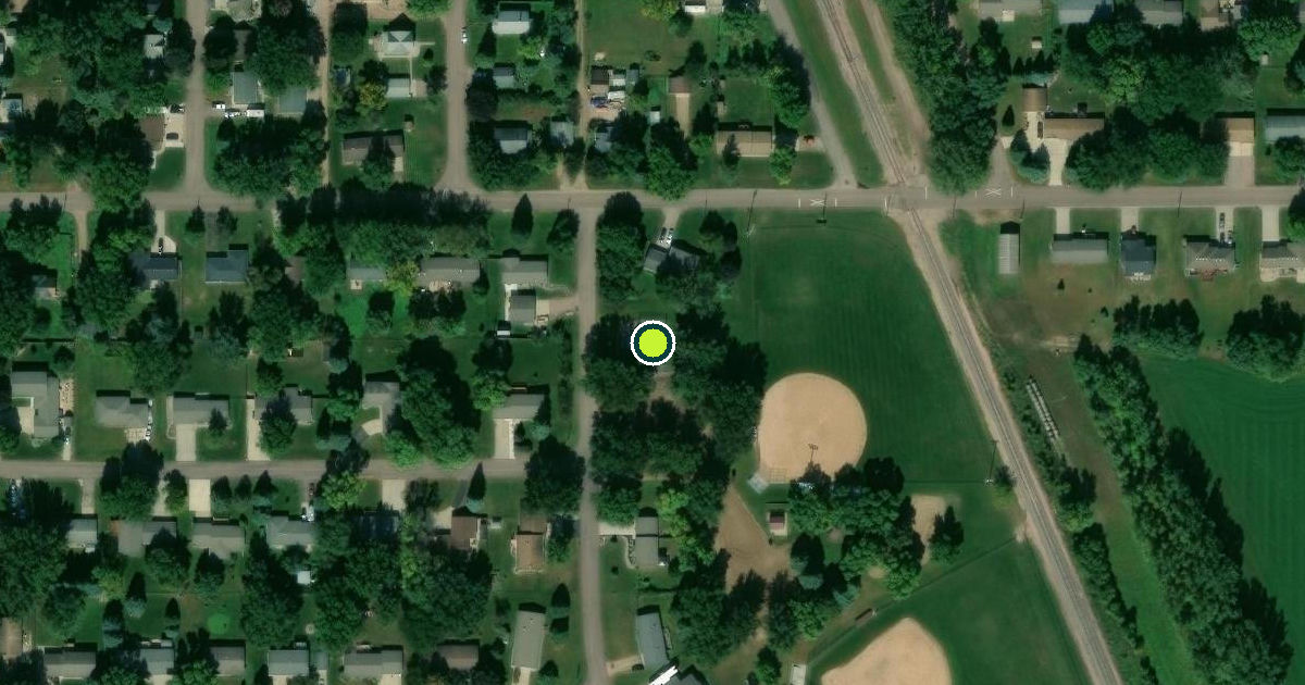 Satellite view of Crooks Pickleball Courts