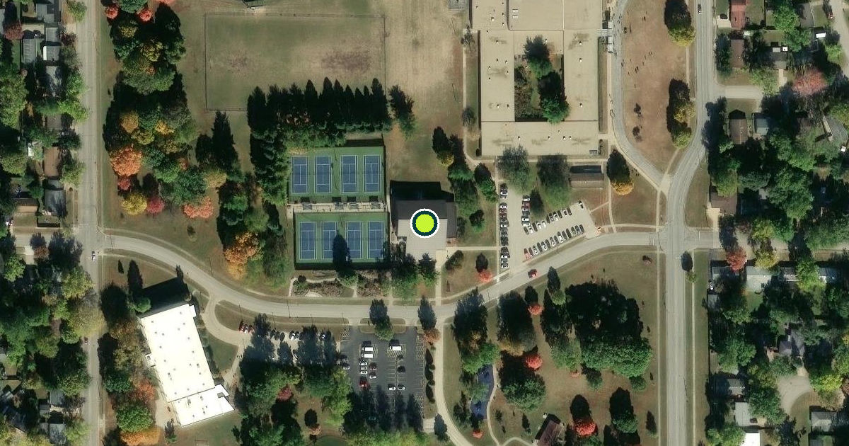 Satellite view of CU Special Recreation Center