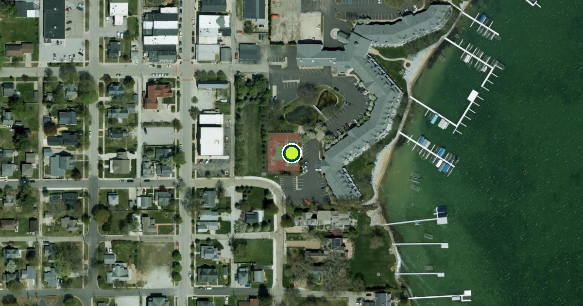 Satellite view of Culver Pickleball Courts