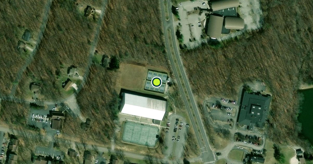 Satellite view of Cumberland County Pickleball Courts