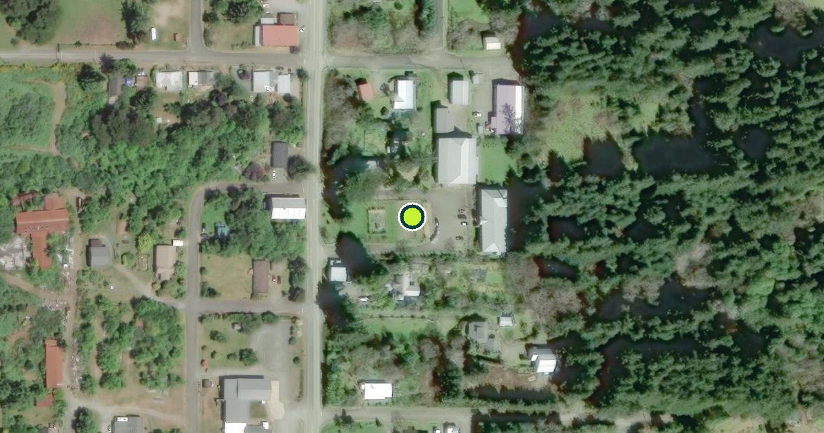 Satellite view of Curry County Pickleball Courts