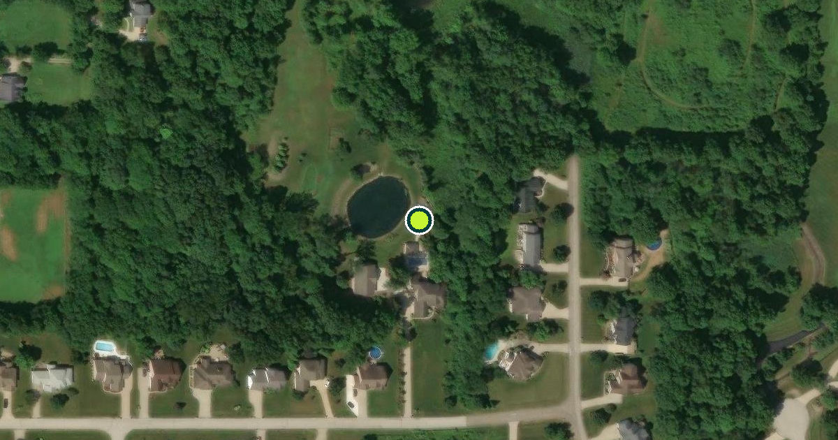 Satellite view of Cuyahoga Falls Pickleball Courts