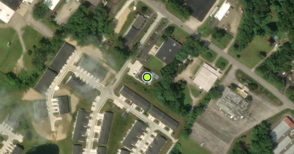 Satellite view of Cuyahoga Falls Pickleball Courts
