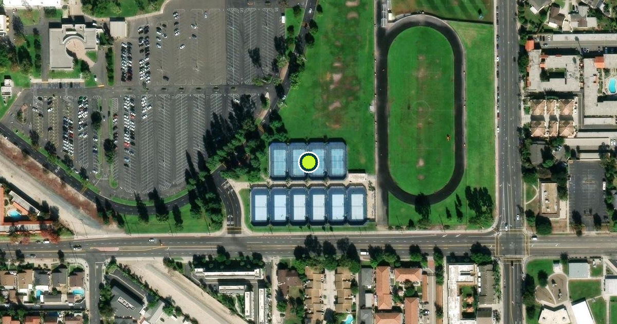 Satellite view of Cypress Pickleball Courts