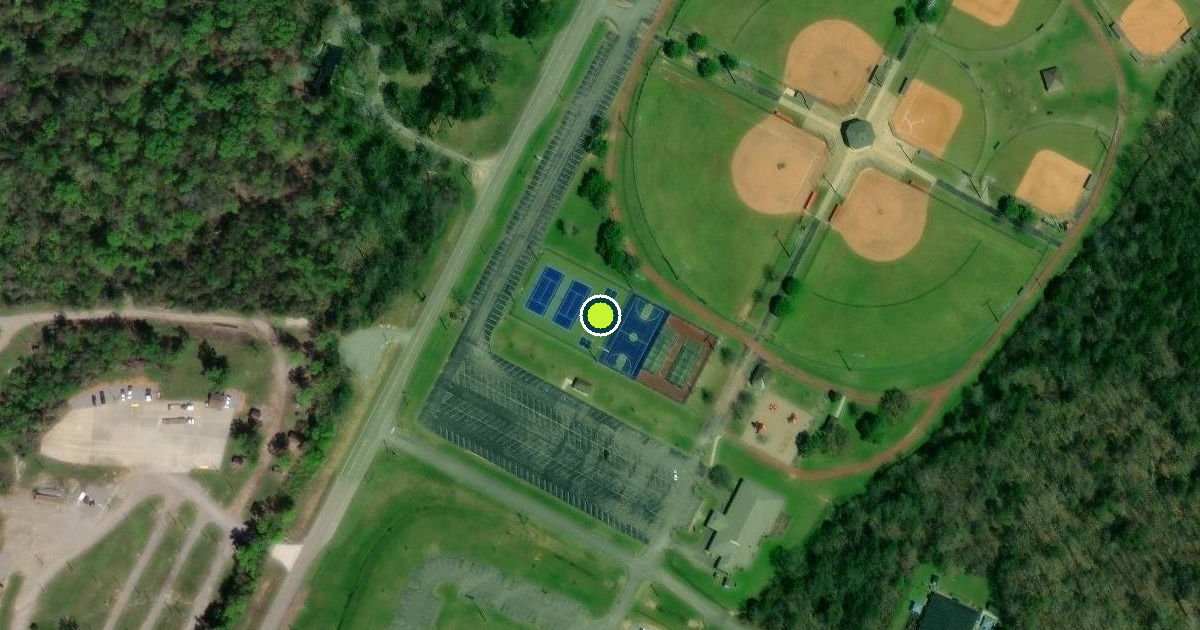 Satellite view of Dade County Pickleball Courts