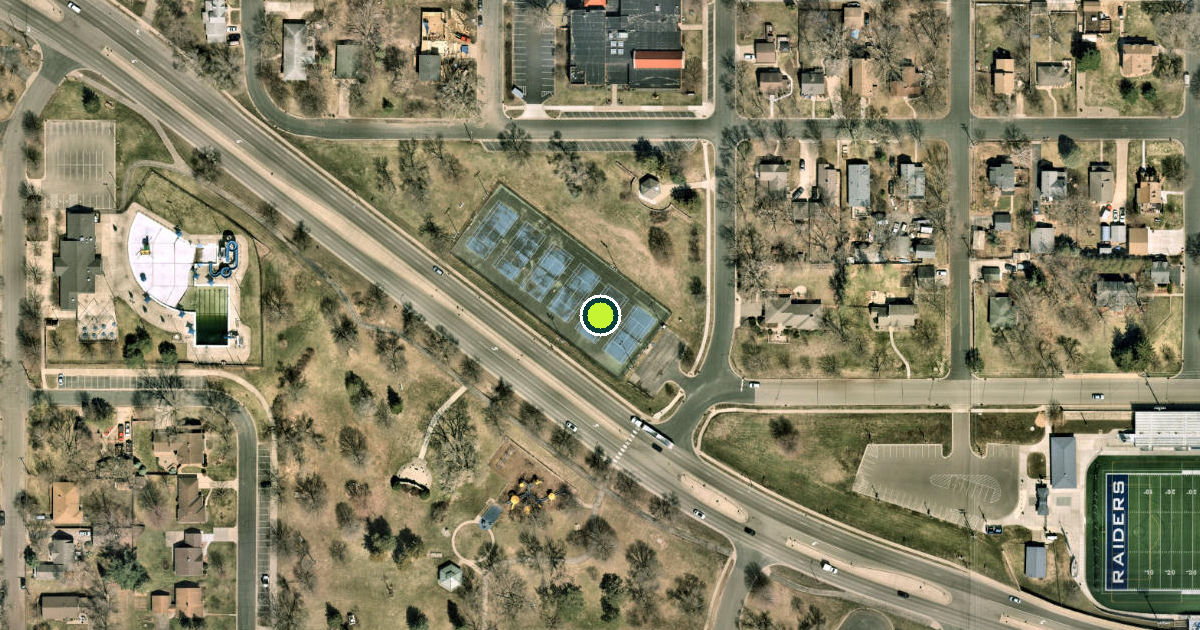Satellite view of Dakota County Pickleball Courts