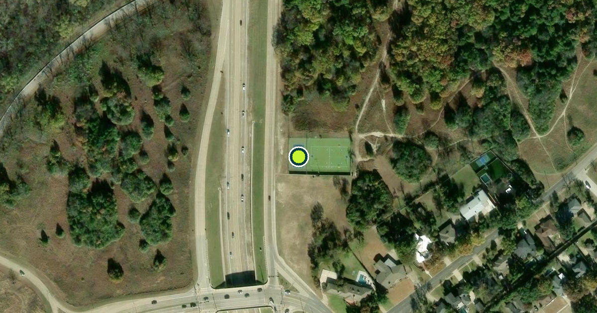 Satellite view of Dallas Pickleball Courts