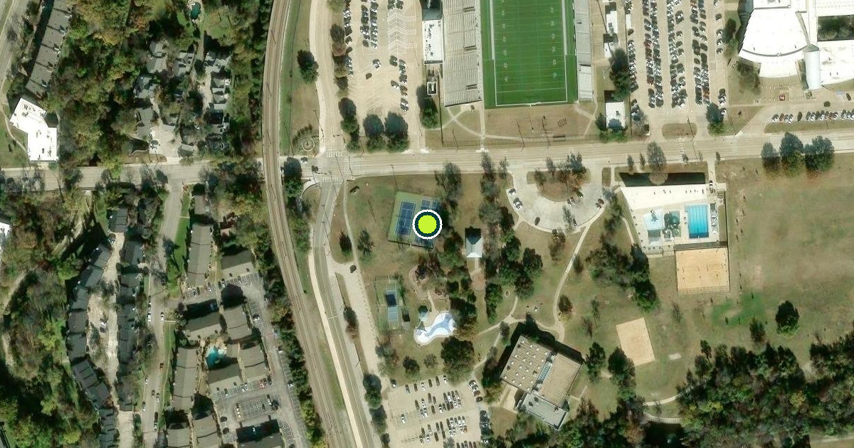 Satellite view of Dallas Pickleball Courts