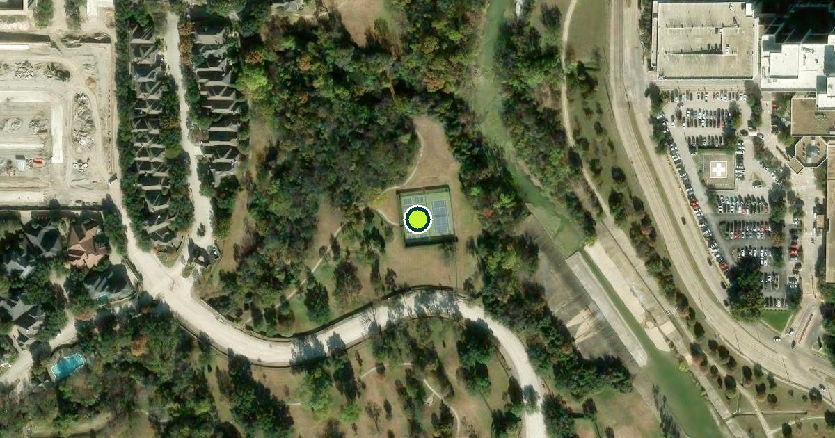 Satellite view of Dallas Pickleball Courts