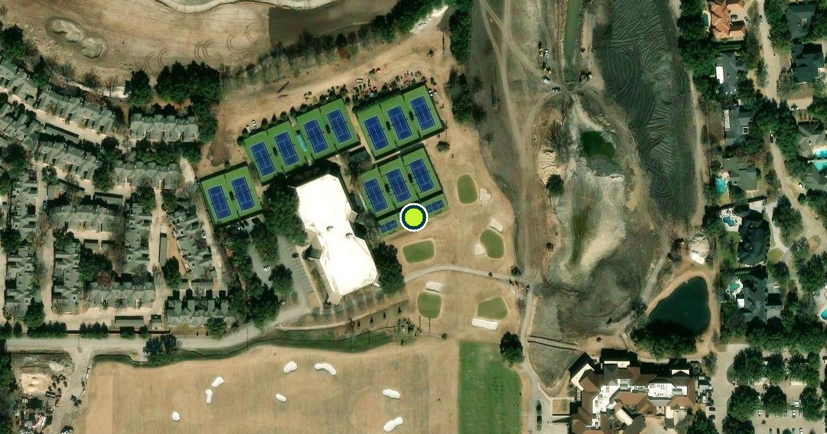 Satellite view of Dallas Pickleball Courts