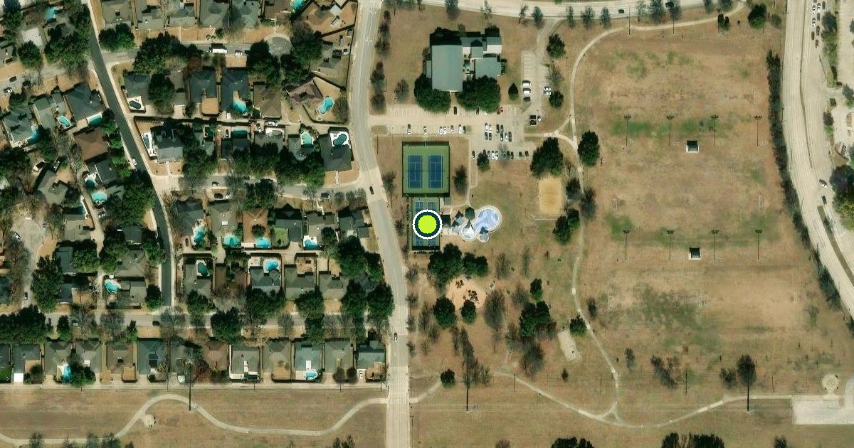 Satellite view of Dallas Pickleball Courts