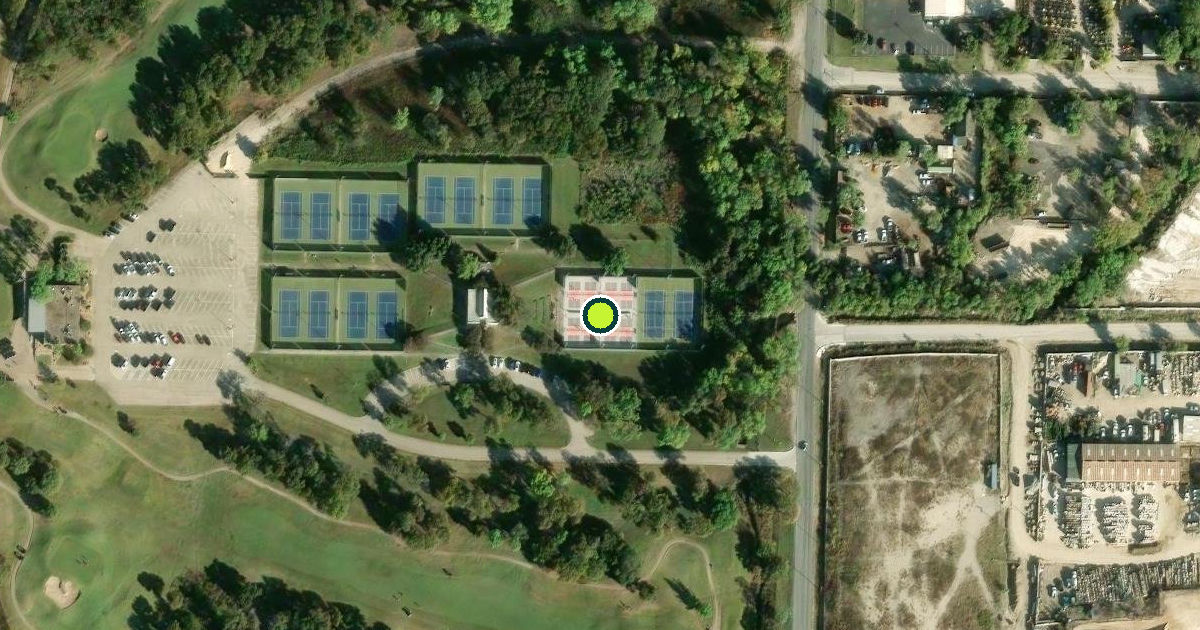 Satellite view of Dallas Pickleball Courts