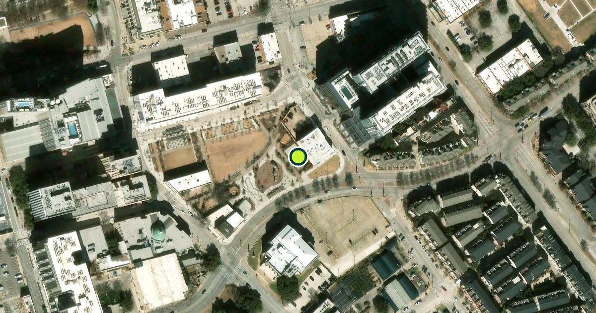 Satellite view of Dallas Pickleball Courts