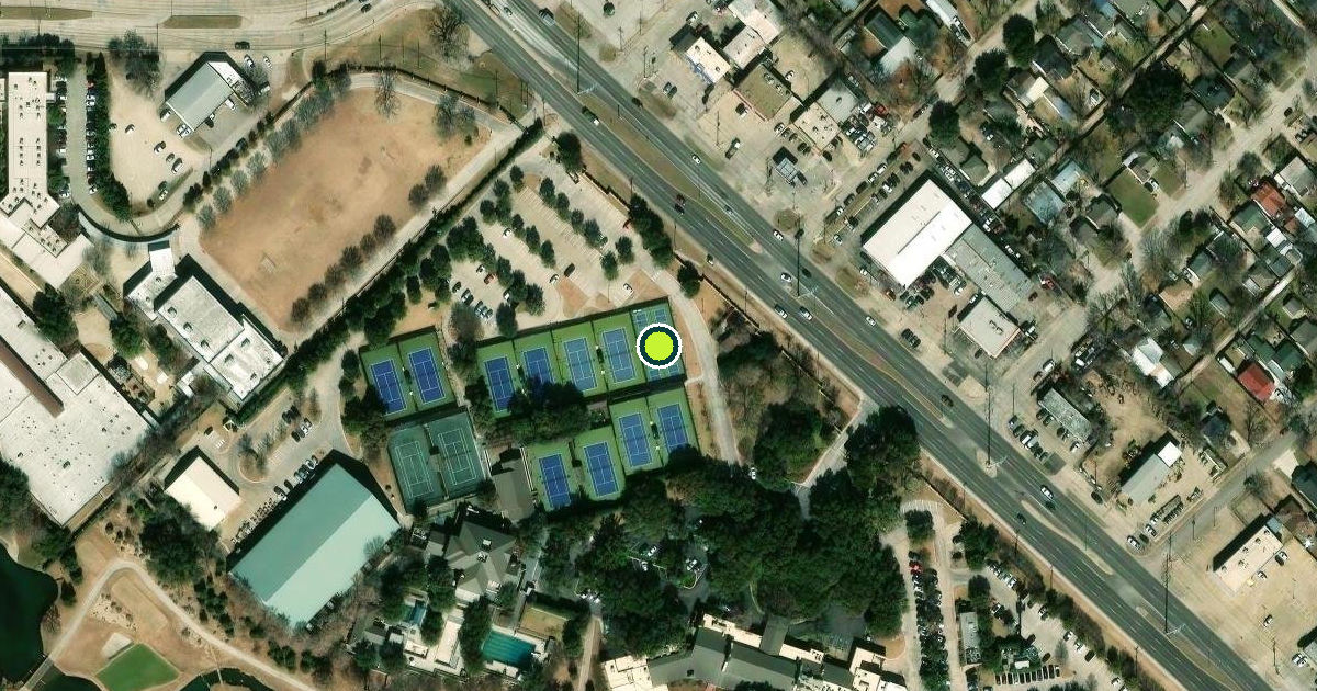 Satellite view of Dallas Pickleball Courts