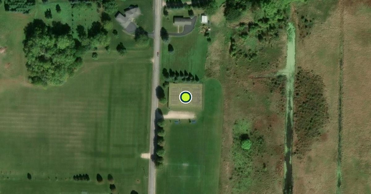 Satellite view of Dane County Pickleball Courts