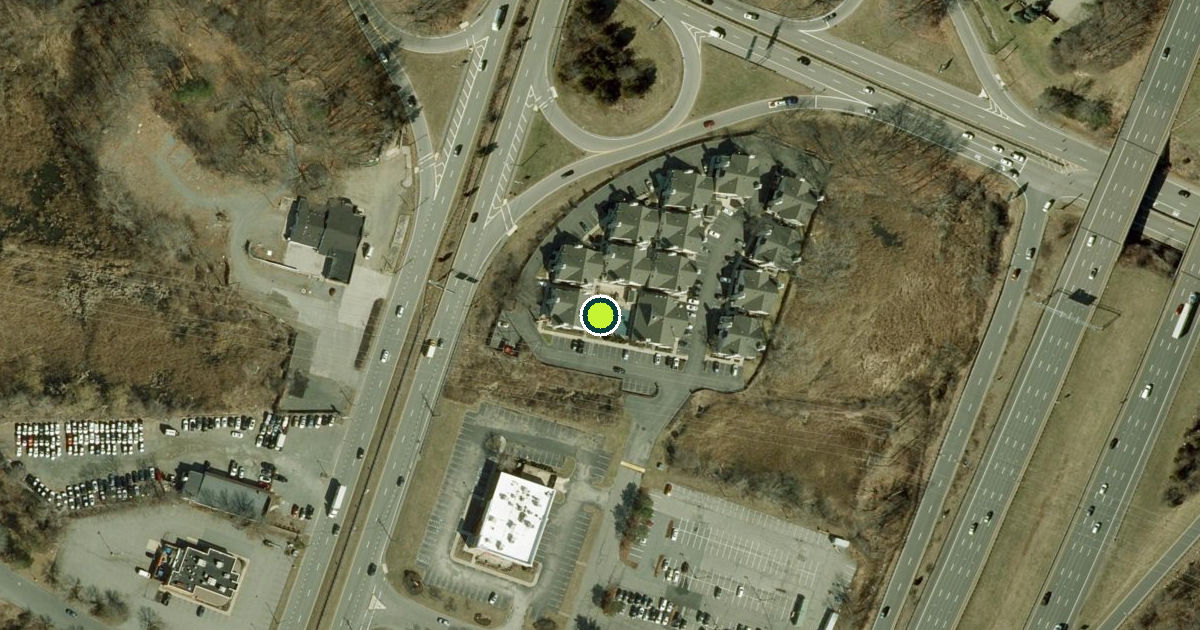 Satellite view of Danvers Pickleball Courts