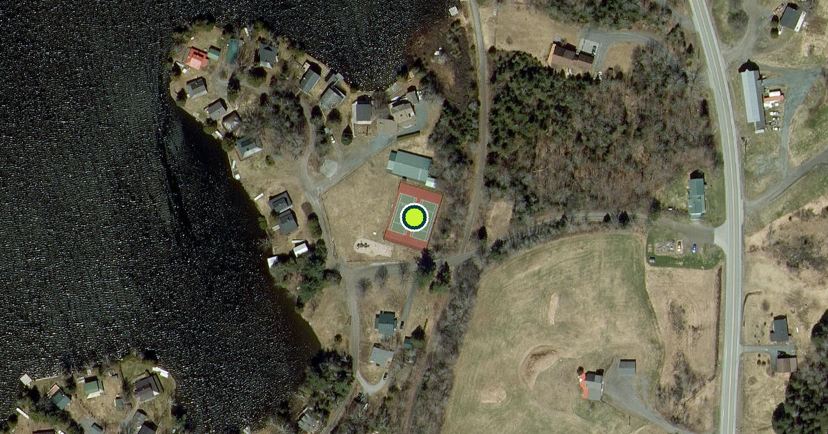 Satellite view of Danville Pickleball Courts